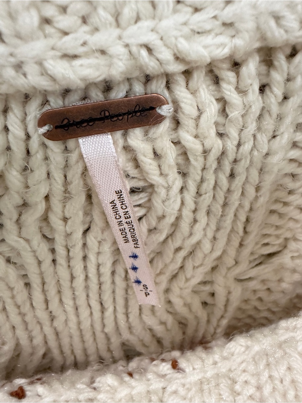 Free People Gilded Cable Sweater - Picture 6 of 6
